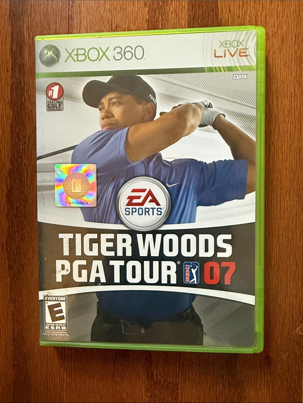 Tiger Woods PGA Tour 07 from EA Sports for Xbox 360.